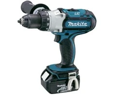 Suktuvas-gręžtuvas Makita DDF451RTJ; 18 V; 2x5,0 Ah akum.
