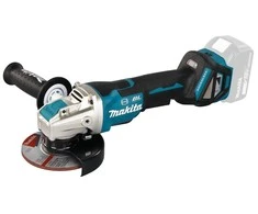 Makita DGA519Z Akumuliatorinis kampinis šlifuoklis, greičio reguliavimas 3000-8500min-1, 18V, ø125mm, X-LOCK, komplektuojama be akumuliatorių ir kroviklio!