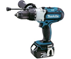 18V 40 / 80 Nm 2 x 5,0 Ah ličio jonų korpusas MAKPAC DHP451RTJ MAKITA.