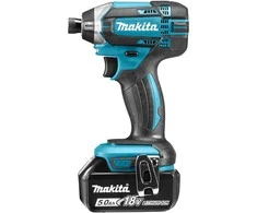 Makita DTD152RTJ Akumuliatorinis smūginis suktuvas, 18 V, 2x 5,0 Ah Li-ion, 165 Nm, LED, MAKPACK