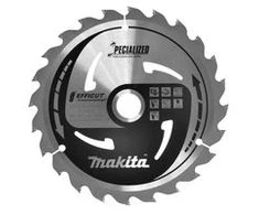 Makita T.C.T. pjūklas 165X1.5X20mm 15° T24 EFFICUT klijuotoms plokštėms E-12217