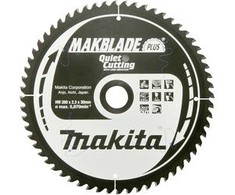 Makita T.C.T. pjūklas MAKBLADE PLUS 260X2.3X30mm 5° T40 B-32487 T.C.T • 260 x30 mm • T40 • 5° • Medienai