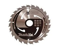Makita T.C.T. pjūklas M-FORCE 165X2X20mm 15° T24 B-32007 T.C.T • 165 x20 mm • T24 • 15° • Medienai