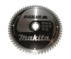 Makita T.C.T. pjūklas MAKBLADE 260X2.3X30mm 5° T60 B-32801 T.C.T • 260 x30 mm • T60 • 5° • Medienai