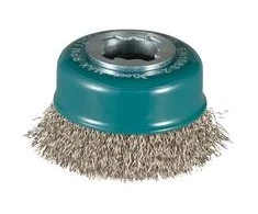 Makita Vielinė šlifavimo taurė, banguota viela, 0.3mm, Ø 75 mm, X-LOCK D-73346