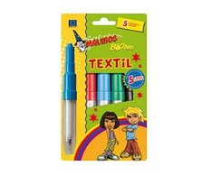 Centropen Flomasteriai tekstilei Malinos, 5 spalvos