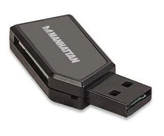 Klaviatūra Skaitytuvas Manhattan 24w1 SD/MicroSD/MMC USB 2.0 (101677)