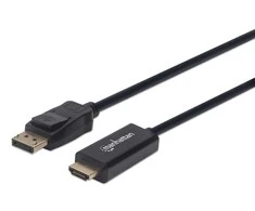 Manhattan 152679 vaizdo kabelio adapteris 1,8 m DisplayPort HDMI Juoda