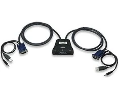 Manhattan 151245 KVM jungiklis Juoda