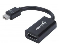 StarTech Manhattan 151528 kabelių sąsaja / invertavimo adapteris Mini DisplayPort HDMI Juoda