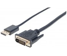 Manhattan DisplayPort – DVI-D kabelis 3m juodas (152136)