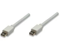 StarTech Manhattan 324557 „DisplayPort“ kabelis 1 m Mini DisplayPort Balta