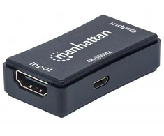 „Intracom“ MANHATTAN HDMI kartotuvas atkuria 4K vaizdo įrašą ir be nuostolių garsą iki 40 m 131 pėdų.