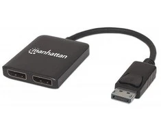 Manhattan 207768 vaizdo signalų daliklis DisplayPort 2x DisplayPort