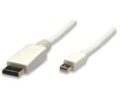 StarTech Manhattan 324748 „DisplayPort“ kabelis 2 m Mini DisplayPort Balta