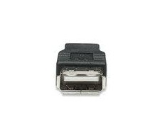 Adapteris USB Manhattan miniUSB - USB Juodas (308342)