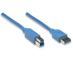 StarTech Kabelis USB Manhattan USB 3.0 A-St. > B-St. 2,0m (322430)