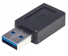 USB adapteris Manhattan USB-C - USB Juodas (354653)