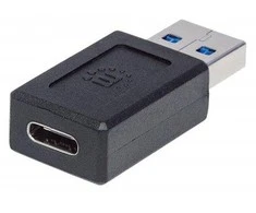 USB adapteris Manhattan USB-C - USB Juodas (354653)