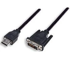 StarTech Manhattan 372510 vaizdo kabelio adapteris 3 m HDMI DVI-D Juoda