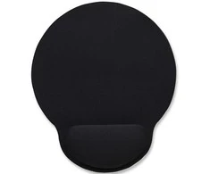 Intracom MANHATTAN Wrist-Rest Pelės kilimėlis Ergonomiškas dizainas Kovoja su nuovargiu Neslystantis pagrindas Minkštas riešo atramas jaučiasi kaip gelis juodas