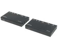 Manhattan 207638 Extender sygnału HDMI po skrętce Cat5e/6/6A/7, 4K do 40m, HDBaseT do 70m