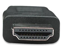 StarTech Manhattan HDMI kabelis, 1,0 m, HDMI kištukas į HDMI kištukas, ekranuotas, Juodas, 308816