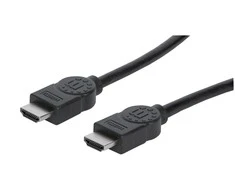 StarTech MANHATTAN 323215 Manhattan Monitorius Cable HDMI/HDMI 1.4 Ethernet 2m Juodas Nikeliuoti kontaktai