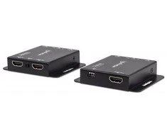 Manhattan 207461 HDMI ilgintuvas per Cat6a vytos poros, iki 50 m su IR ir POC maitinimo kabeliu