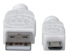 StarTech Manheteno didelės spartos USB įrenginio kabelis A kištukas / Micro-B kištukas, 1,0 m, Baltas, 323987