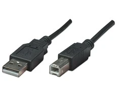 StarTech USB kabelis Manhattan USB- A - 0,5 m Juoda (374507)