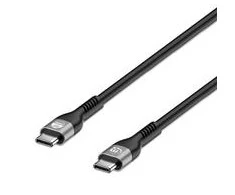 Kabelis USB Manhattan USB-C - USB-C 2 m Juodas (356367)