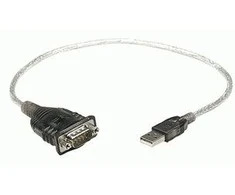 StarTech Intracom MANHATTAN USB į serijinį keitiklį jungia vieną serijinį įrenginį prie USB prievado lizdinės plokštelės