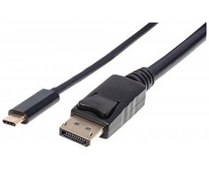 Manhattan 152464 vaizdo kabelio adapteris 2 m C tipo USB DisplayPort Juoda