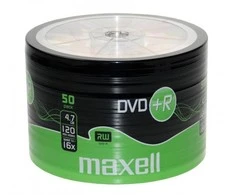 DVD Diskai - Maxell DVD+R 4.7GB 16x Ritinėlis 50 vnt.