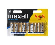 Maxell Batterie Alkaline AA Mignon LR06 10St.