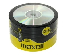 CD-R diskai MAXELL, 700MB, 52X, 80min., 50 vnt.