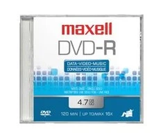 DVD-R diskai MAXELL, 4,7GB, 16X, 120 min., 100 vnt.
