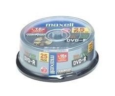Maxell DVD- R 4.7 GB 16x 25 vnt (275520.30.CN)