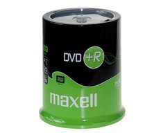 Maxell DVD + R 4,7 GB 16x100 vienetų (275641.30.GB)
