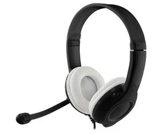 Kompiuterinės ausinės Media-Tech EPSILION USB MT3573, su mikrofonu, USB jungtis, juodos
