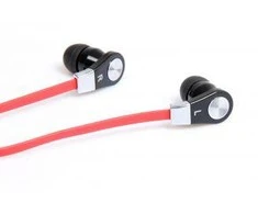 Į ausis įkišamos ausinės su mikrofonu Media-Tech Magicsound DS-2 MT3556R, raudonos