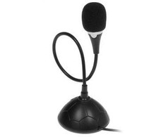 Media-Tech MT392 MICCO - High quality mini desk microphone with ON/OFF button