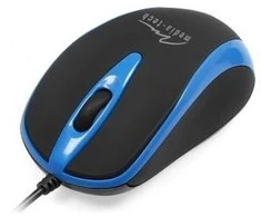 Itin ergonomiška optinė pelė Media-Tech PLANO MT1091B, USB jungtis, 800DPI, mėlyna