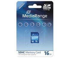Atminties kortelė Kortelė MediaRange MR963 SDHC 16 GB 10 klasė (MR963)