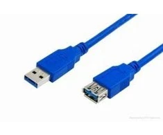 „MediaRange“ 3 m, USB 3.0-A - USB 3.0-A, 3 m, USB A, USB A, USB 3.2 Gen 1 (3.1 Gen 1), Kištukas/Lizdas, Mėlynas