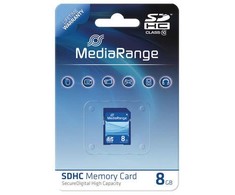 Atminties kortelė Kortelė MediaRange MR962 SDHC 8 GB klasė 10 (MR962)