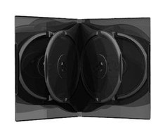 MediaRange BOX13-M, DVD dėklas, 1 diskai, Juoda, Plastikas, 120 mm, RoHS