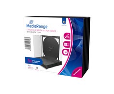 MediaRange CD / DVD Jewelcase Double Retail 5 vnt (BOX31-2)