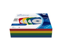 MediaRange Spalvotas lakštų vokai, 100 vienetų, 4 spalvų (BOX67)